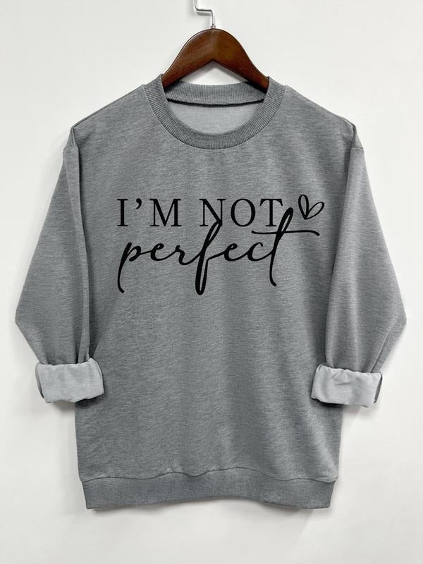 Teen Girl's Letter Print Crew Neck Sweatshirt, Casual Long Sleeve Pullover for Daily Wear, Clothing for All Seasonsstyle{n002}2