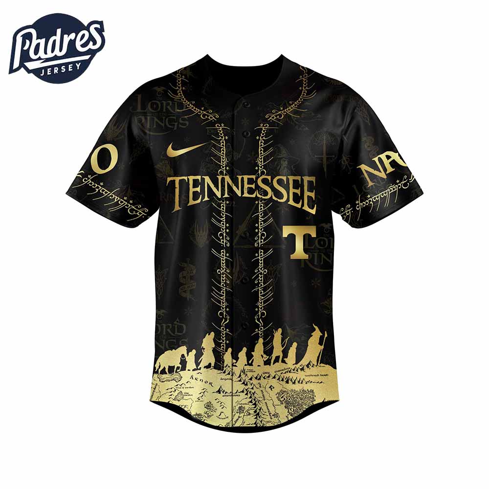 Tennessee Volunteers NCAA x The Lord Of The Rings Personalized Baseball Jersey Outfit - Padres Jersey Oasis:... (Image 4)