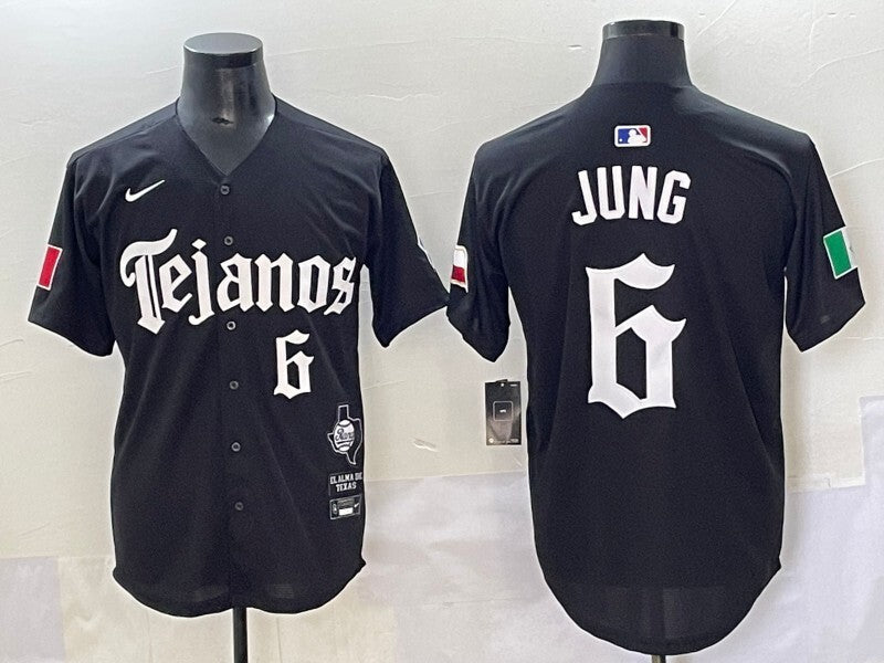 Texas Rangers #6 Josh Jung Rangers 5 Collaboration Style 1