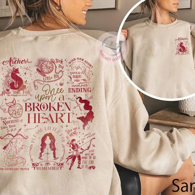 The Archer And The Fox Shirt, Ballad Of The Archer And The Fox Shirt, Bookish Shirt, Fantasy Reader Shirt, Once Upon A Broken Heart Shirt