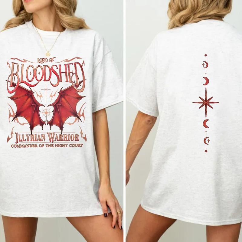 The Bat Boys Shirt, Lord Of Bloodshed Shirts, Cassian Sjm Book Merch Inspired, Night Court Fan Velraris Tee, Sjm Merch, Unisex Sweater Pullover Tee