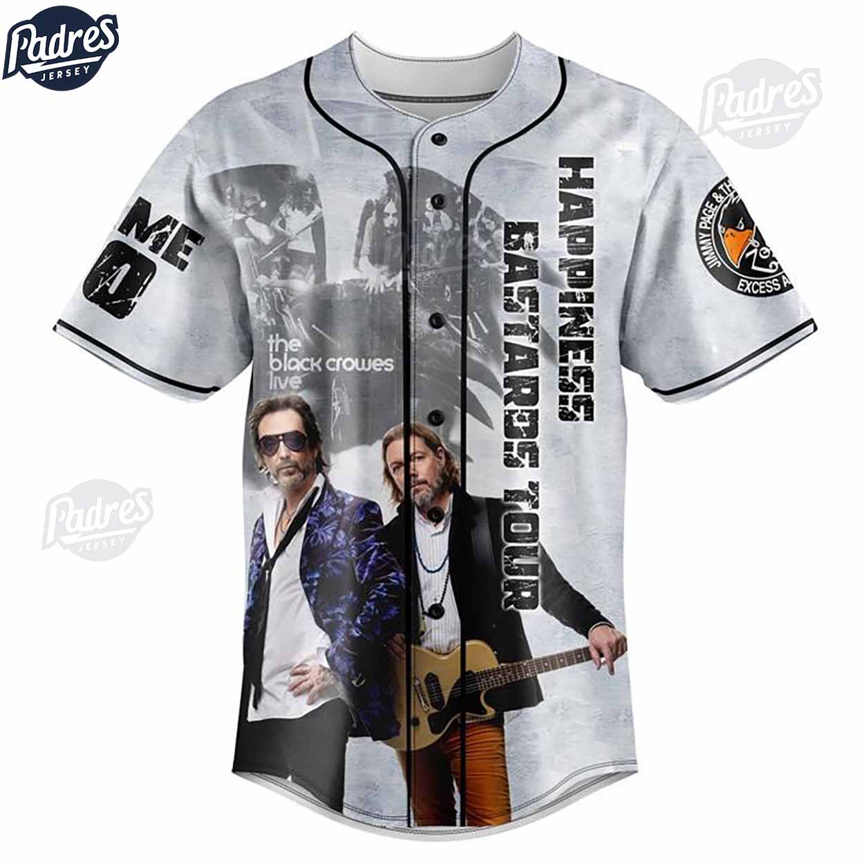 The Black Crowes Announce 2024-2025 Headlining Tour Baseball Jersey Outfit - Padres Jersey Oasis: Elevate Your Baseball Style Game