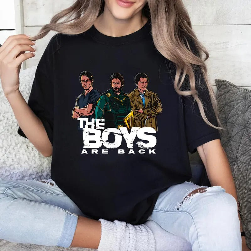 The Boys T Shirt, The Boys Are Back T Shirt, Gift For Woman and Man Unisex T-Shirt Sweatshirt Hoodie Casual Cotton