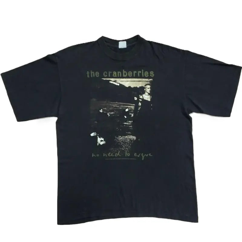 The Cranberries 1995 No need to argue T-shirt, Vintage 90s style top clothing, Unisex graphic Streetwear shirts