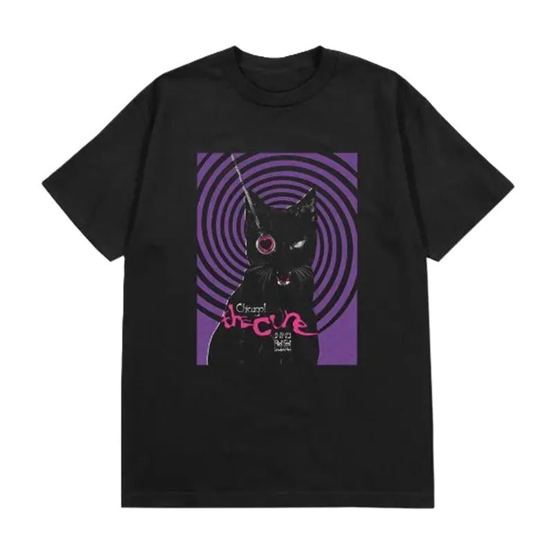 The Cure The Lovecats Shirt T-shirt, Vintage 90s style top clothing, Unisex graphic Streetwear shirts