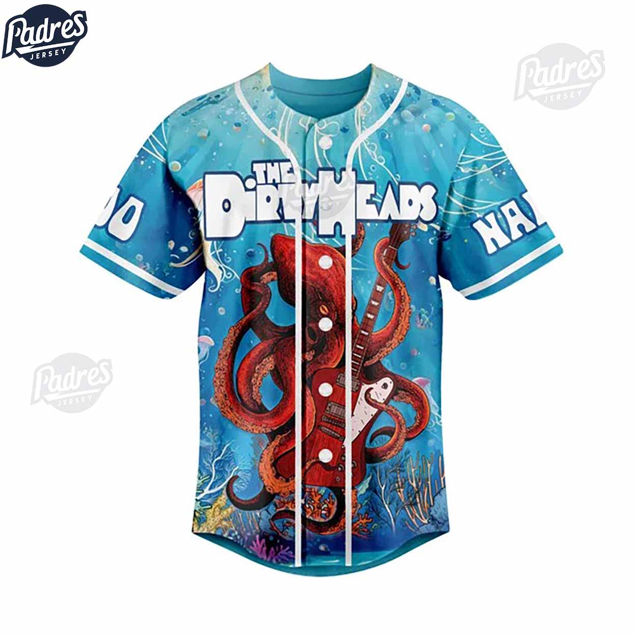 The Dirty Heads Rock Band Custom Baseball Jersey - Padres Jersey Oasis: Elevate Your Baseball Style Game