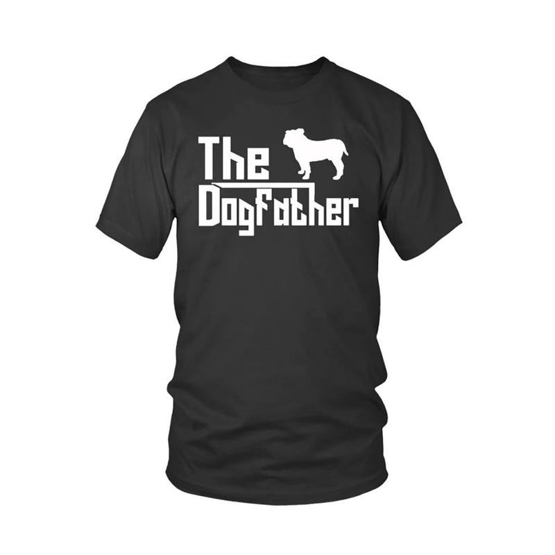 The Dogfather English Bulldog T-Shirt Made in USA