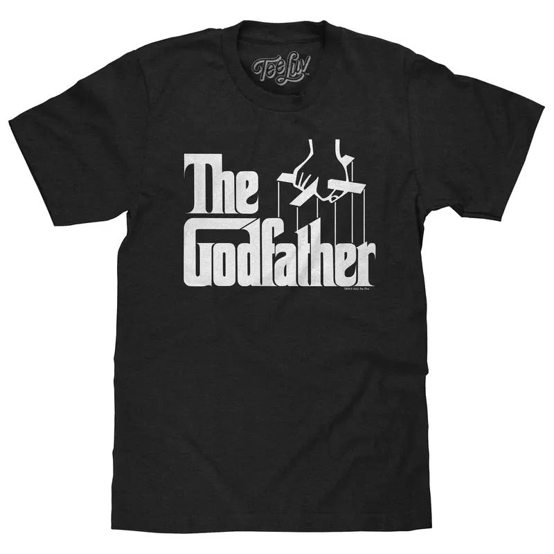 The Godfather Movie Logo T-Shirt - Black