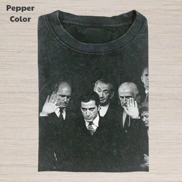 The Godfather Vintage Graphic Tee, The Godfather T-Shirt, Movies Tee, Unisex Meme Cringe Funny Dumb Shirt, Menswear Womenswear Streetwear Cotton Comfort