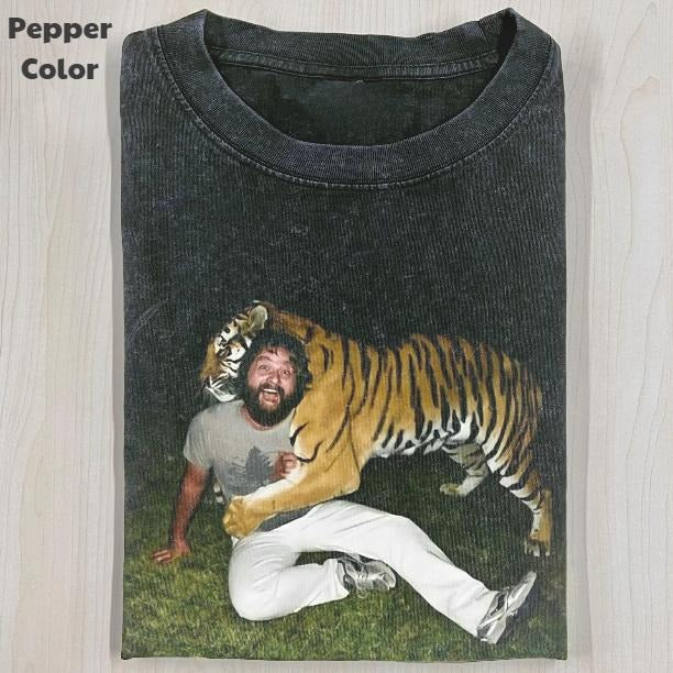 The Hangover Vintage Graphic Tee, Alan With Tiger T-Shirt, Movies Tee, Unisex Meme Cringe Funny Dumb Shirt, Menswear Womenswear Streetwear Cotton Comfort