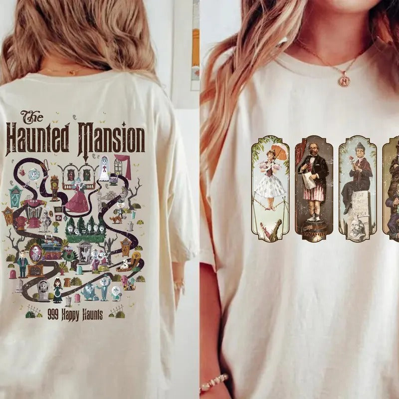 The Haunted Mansion Map Shirt, The Haunted Mansion Shirt, Stretching Room Shirt, Halloween Shirt Hoodie, Sweatshirt