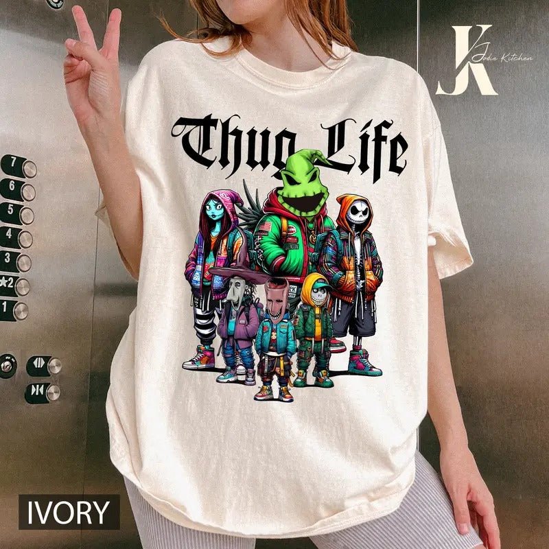 The Nightmare Before Shirt, Halloween Thug life Shirt, Horror Movie Shirt, Halloween Horror Movie Shirt, Spooky Season Shirt