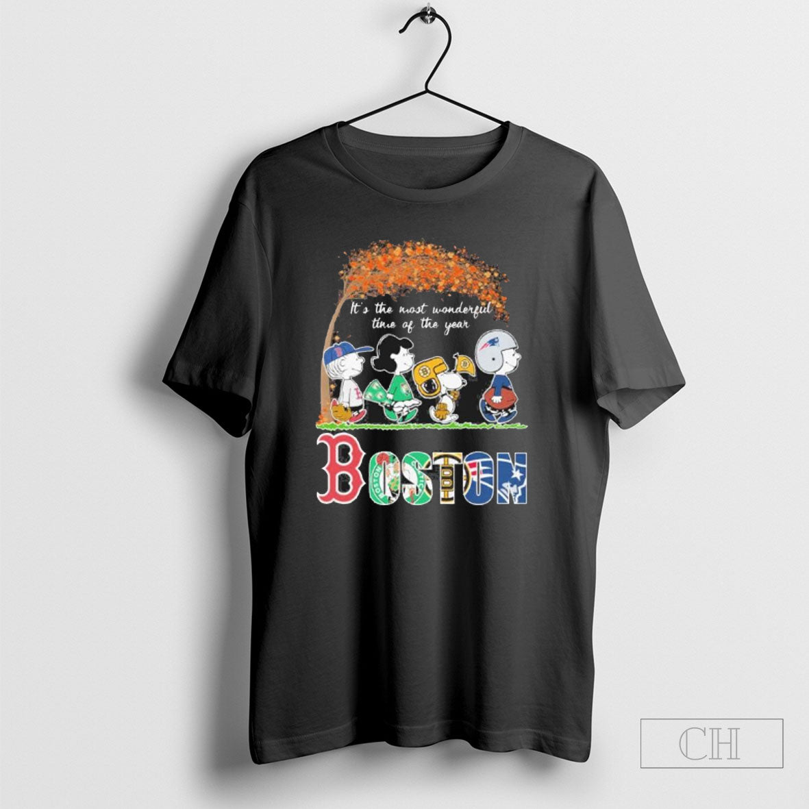 The Peanuts Walking X Boston Sports Teams Its The Most Wonderful Time Of The Year
