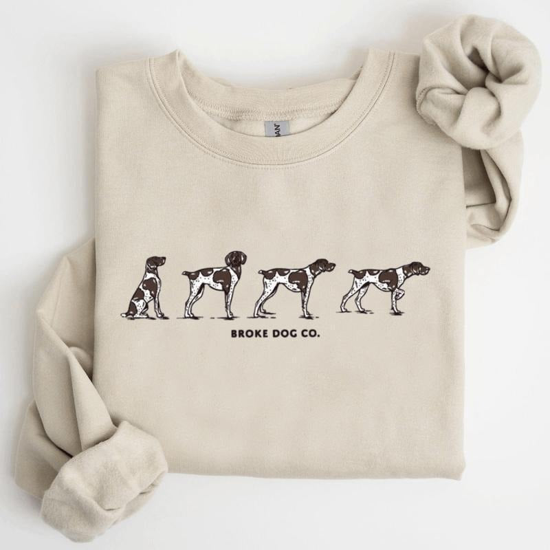 The Pointer Plum, trending Sweatshirts, Dog Sweatshirts Unisex
