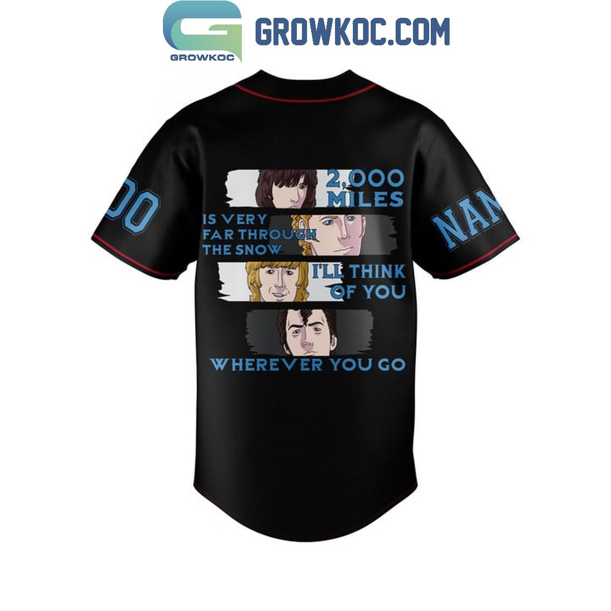 The Pretenders I’ll Think Of You Black Design Personalized Baseball Jersey