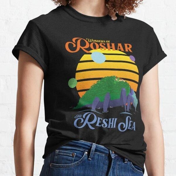 The Reshi Sea Shirt, Stormlight Archive Tee Shirt, Retro Wonders Of Roshar Sweatshirt, Book Lover tshirt Hoodie
