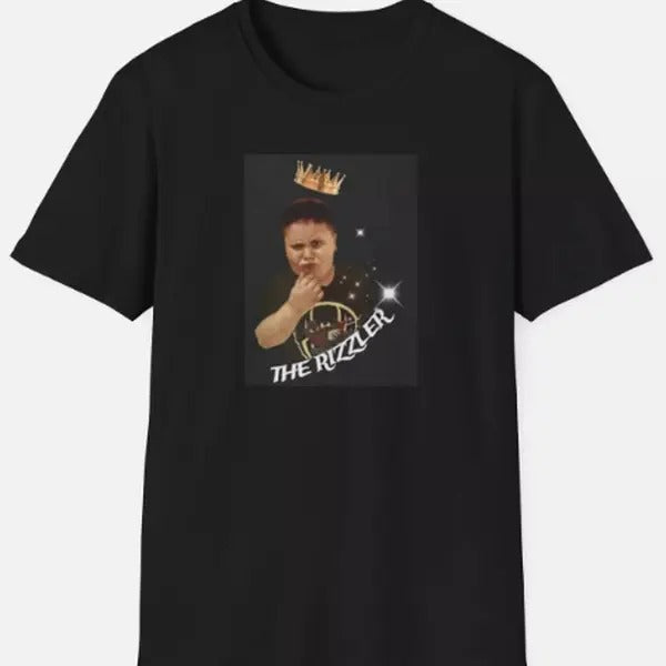 The Rizzler Kid T-Shirt, For Men, For Women, 100% Cotton, Crew Neck, Slight Stretch, Breathable & Wear-Resistant,...