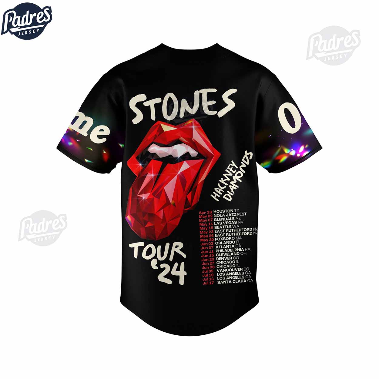 The Rolling Stones Hackney Diamonds Tour 2024 Custom Baseball Jersey Style - Padres Jersey Oasis: Elevate Your Baseball Style Game