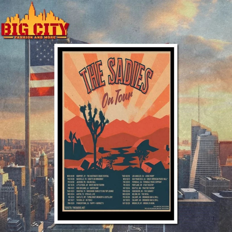 The Sadies On Tour 2026 Poster shirt