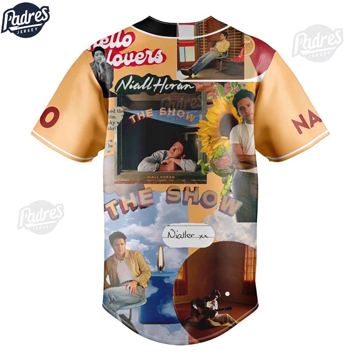 The Show Live On Tour Niall Horan Custom Baseball Jersey - Padres Jersey Oasis: Elevate Your Baseball Style Game