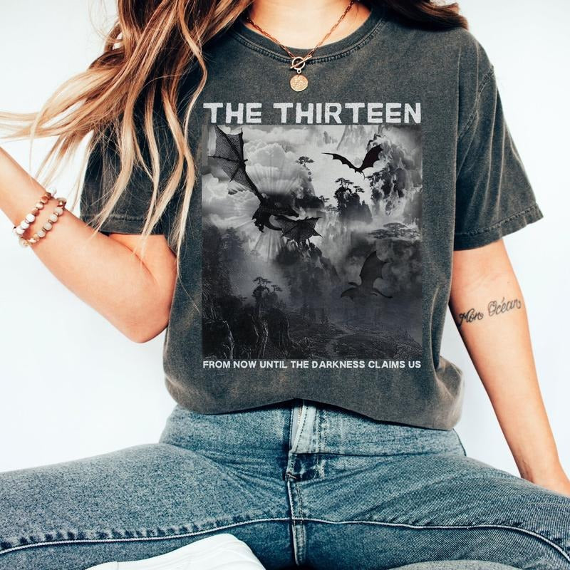 The Thirteen Manon Blackbeak Throne Of Glass Booktok T-shirt Velaris Booktok T-shirt Night Court Acotar Booktok T-shirt Sarah J Maas SJM Universe SJM Merchhirt Sarah J Maas SJM Universe SJM Merch