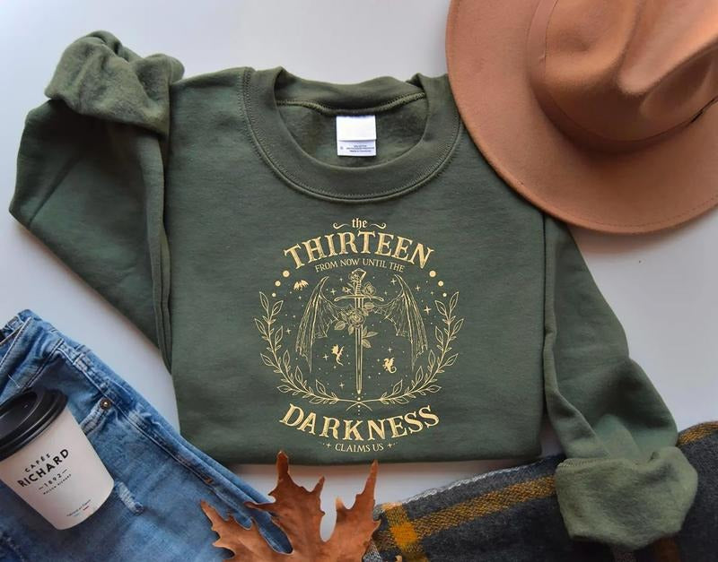 The Thirteen Throne Of Glass Sweatshirt, From Darkness Claim Us Shirt, Bookish Shirt, Fantastic Reader Sweatshirt, Bookworm Shirt, Booktok Sweater