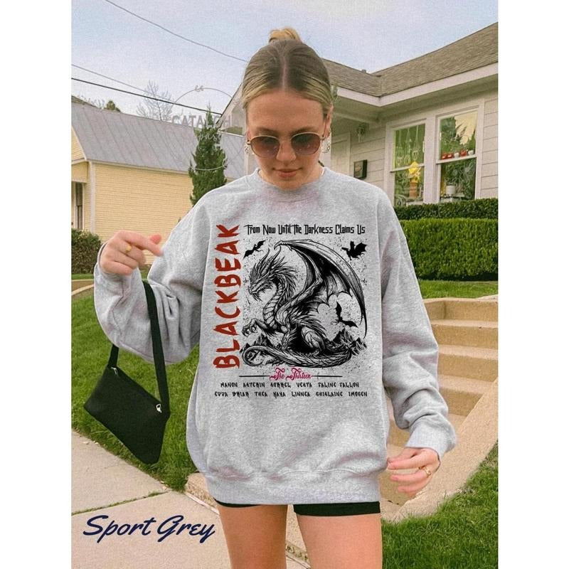 The Thirteen sweatshirt, Manon Blackbeak sweatshirt, Throne of Glass Shirt, Sarah J Maas Merch, Rowan Whitethorn, Crescent City