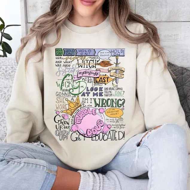 The Wicked Witch of the East Bro Sweatshirt, Her Sister Was A Witch Crewneck, Wizard Movie Fan Shirt, Musical Fan Hoodie, Wicked Movie Gift