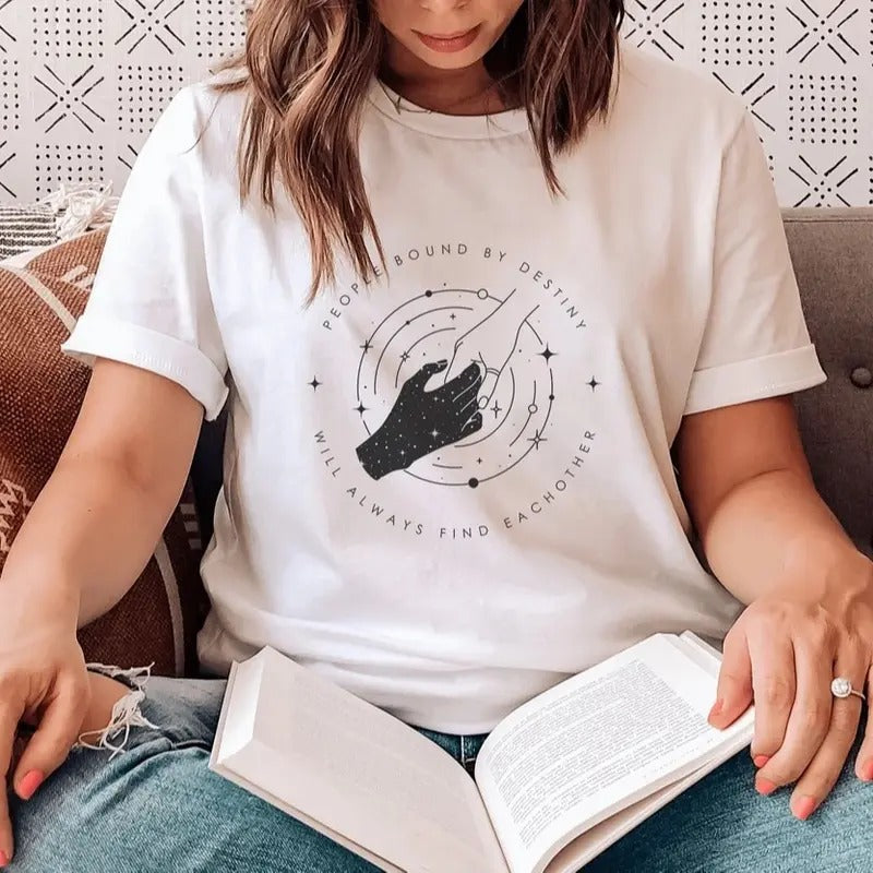 The Witcher Tshirt, People Bound By Destiny Will Always Find Each Other Sweatshirt, Geralt of Rivia The Last Wish Sweater, Bookish Fandom Shirt Oversized Women's Gamer Video Game Gift, Henry Cavill Shirt, Witcher 3 Womenswear Tee