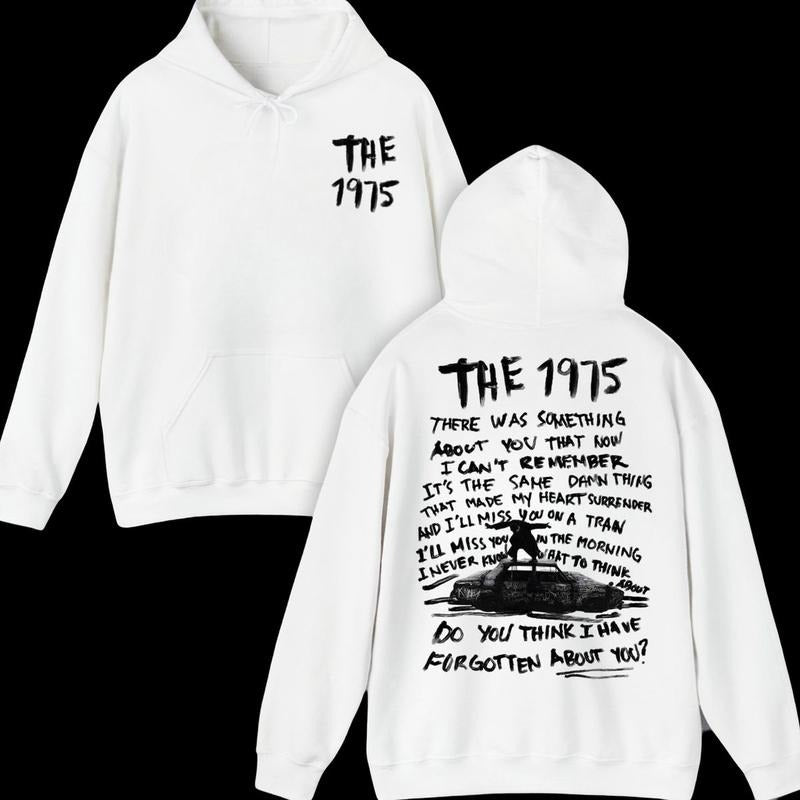 The1975 Inspired Hoodie 2 Sided, British Band Vintage Tee, Grunge Fashion, Unisex Sweater Pullover Tee