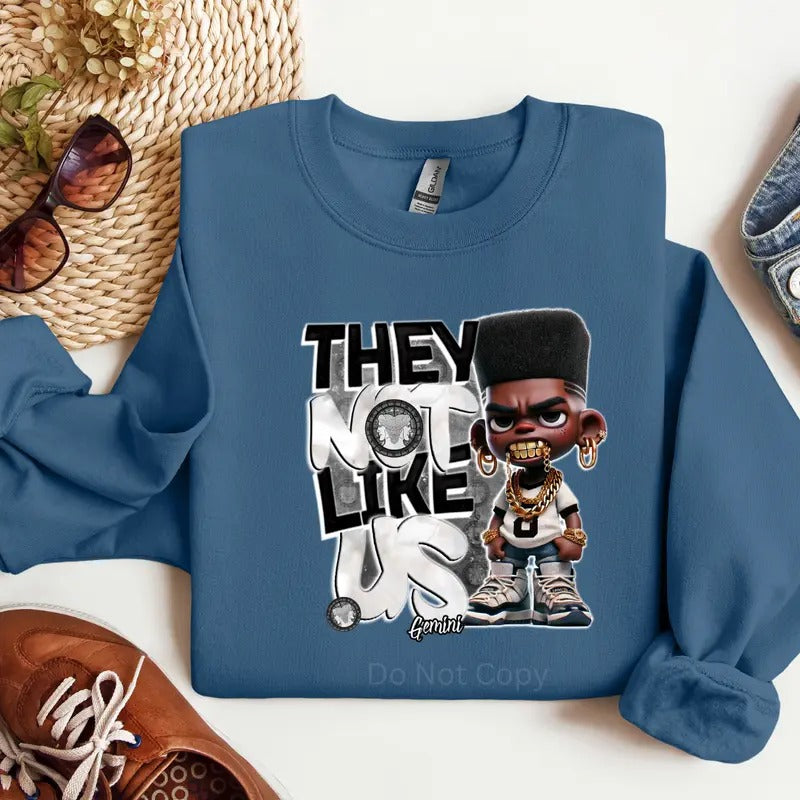 They Not Like Us Man Zodiac DTF Transfer - This is NOT a TShirt Hoodie, Sweatshirt | WearSparks.com