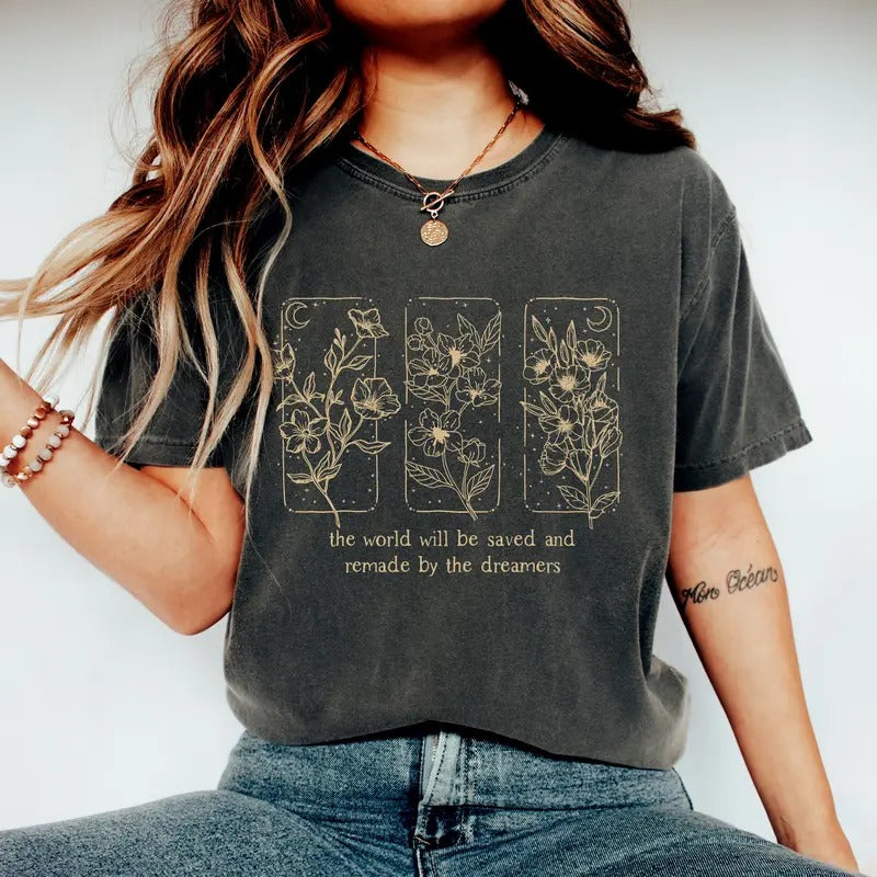 Throne Of Glass Flower Aelin Quote Shirt, Throne Of Glass Comfort Colors Shirt, The Thirteen Sweatshirt, Sarah J Maas Merch, Book Lover Gift