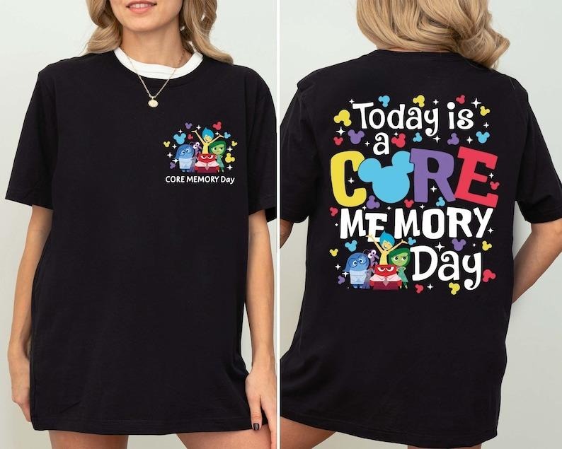 Today Is A Core Memory Day Shirt, It's Okay To Feel All The Feels Shirt, Mental Health Matter Shirt, Emotional support shirt, Feelings shirt, Inside Out 2shirt