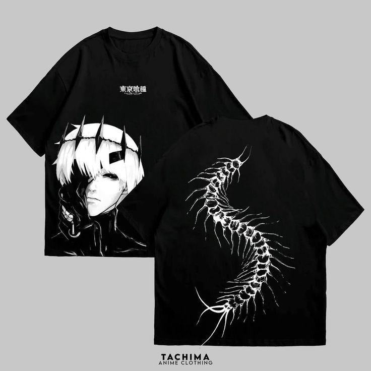 Tokyo Ghoul Ken Kaneki Men's & Big Men's Graphic Tee Shirt | Tokyo Ghoul Anime Ken Vintage Oversized T-Shirt Hoodie,...