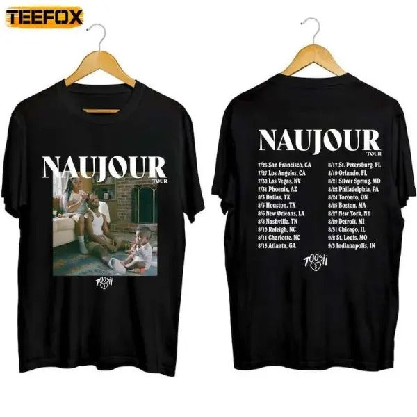 Toosii Naujour Tour 2023 Adult Short-Sleeve T-Shirt