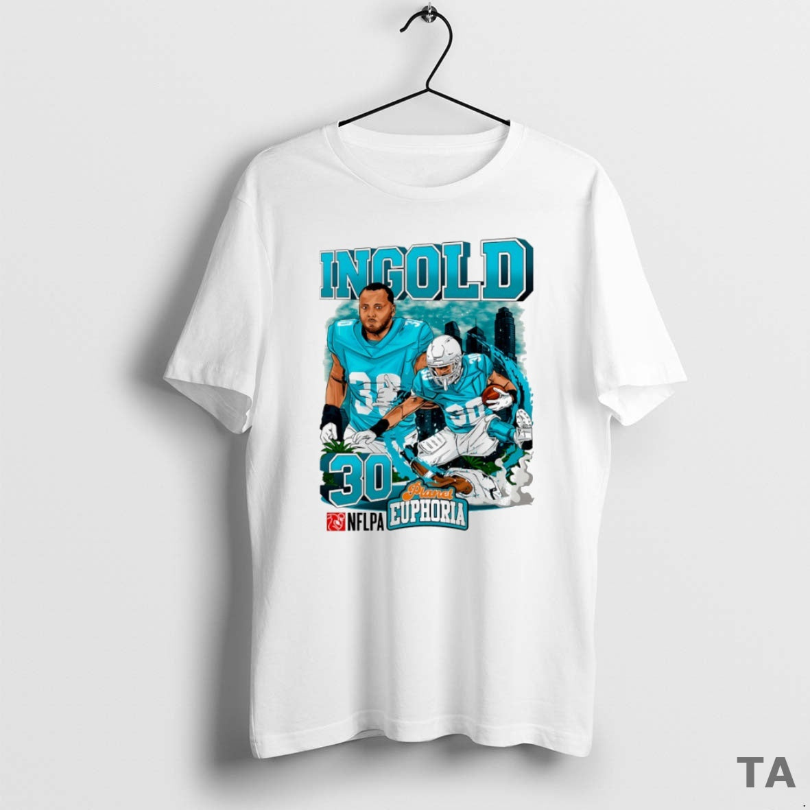 Top Alec Ingold 30 Miami Dolphins Football Comic Circle T Shirt Sweater