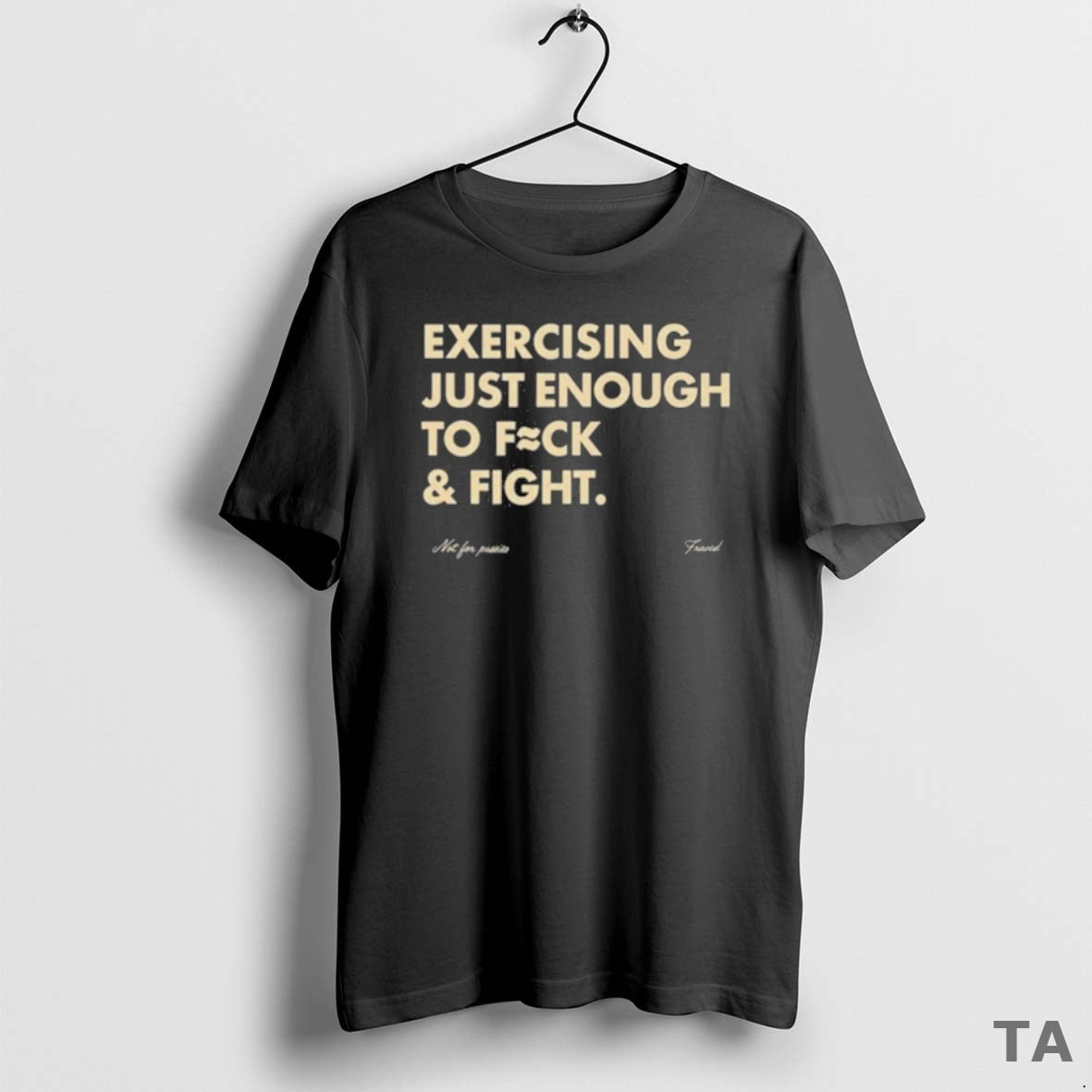 Top Exercising Just Enough To Fuck Fight T Shirt Sweater Hoodie, Sweatshirt | WearSparks.com
