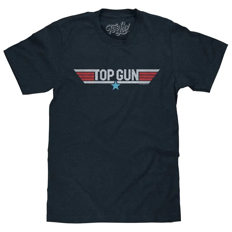 Top Gun Faded Movie Logo T-Shirt