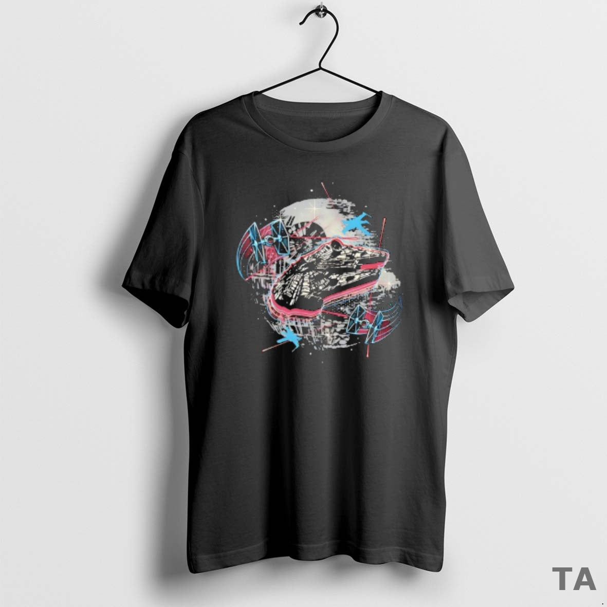 Top The Great Galactic Battle A Space Battle Featuring The Millennium Falcon T Shirt Sweater