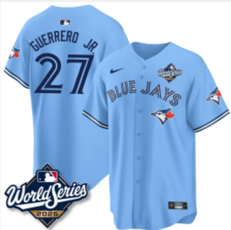 Toronto Blue Jays #27 Vladimir Guerrero Jr. Blue Jays Adult Style 1