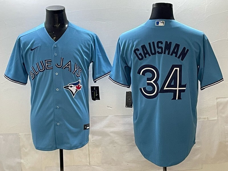 Toronto Blue Jays #34 Kevin Gausman Blue Jays Adult Style 3