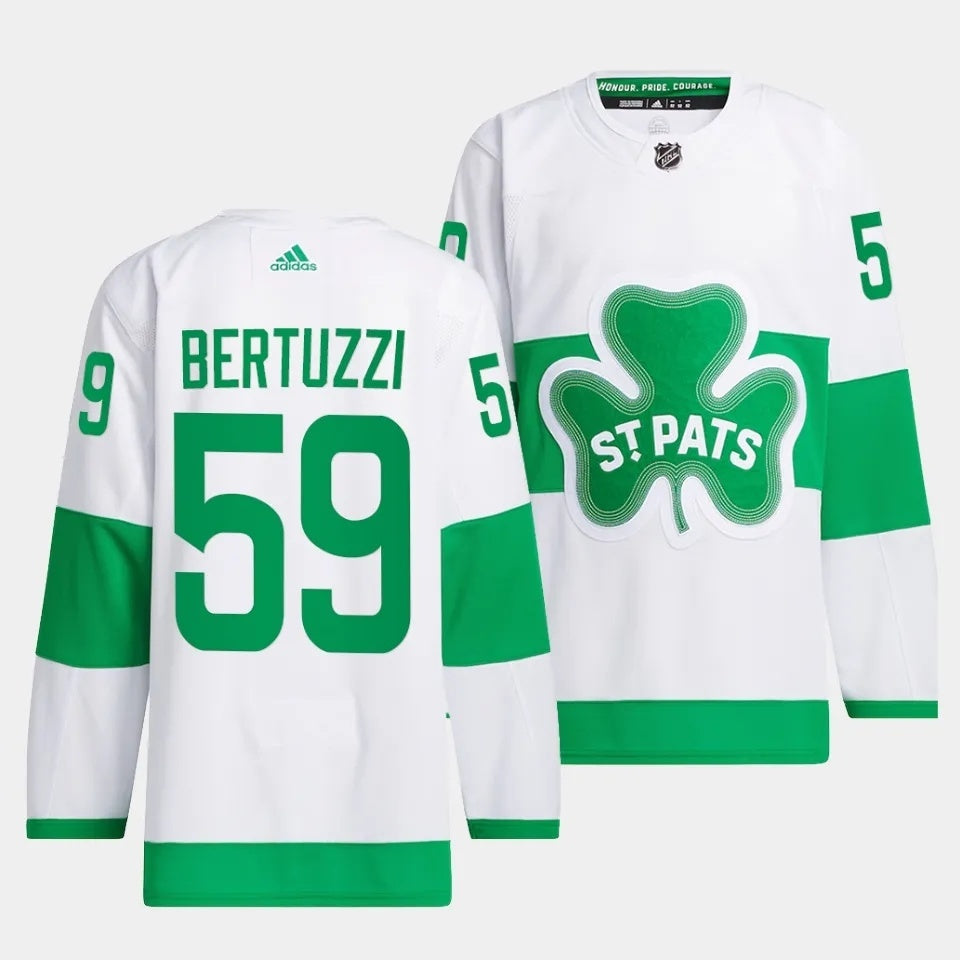 Toronto Maple Leafs #59 Tyler Bertuzzi 2024 St. Patricks Alternate Authentic Jersey