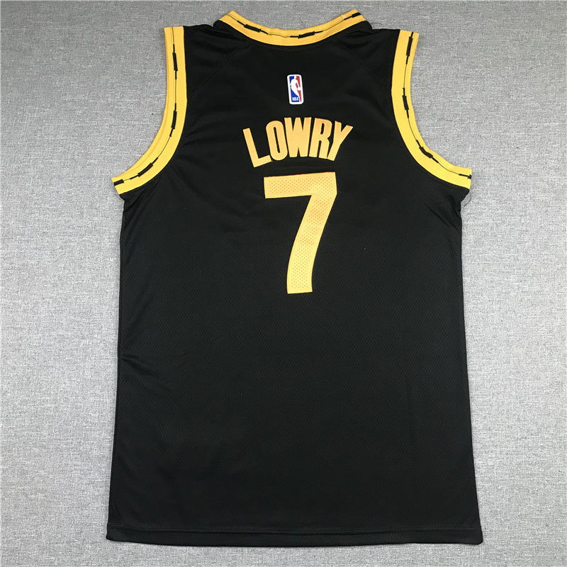 Toronto Raptors #7 Kyle Lowry 21 Raptors 7 New Black City Edition Style 1