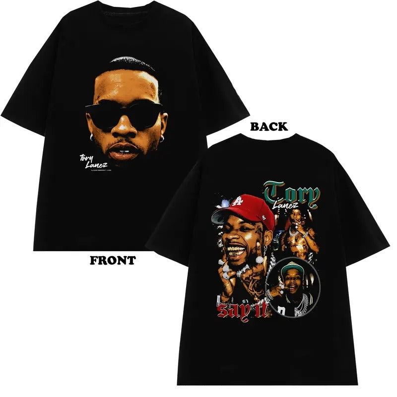 Tory Lanez Say It Graphic Tee Shirt Style Rap Black Unisex Gift Fans
