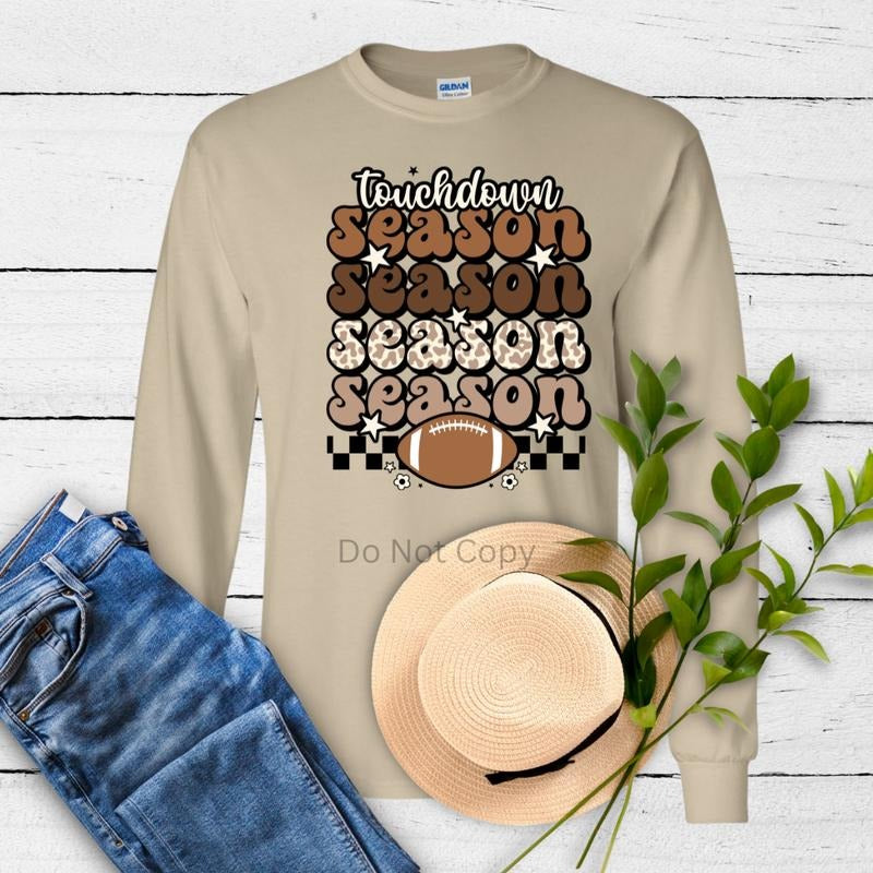 Touchdown Season DTF Transfer ONLY -This is NOT a T Shirt