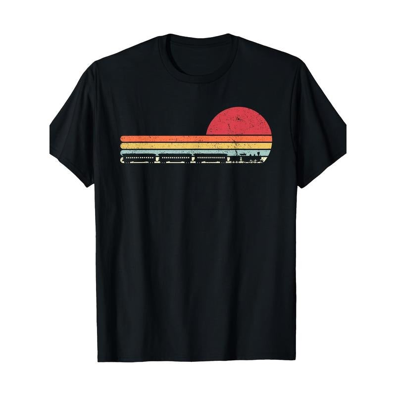 Train Shirt, Vintage T-shirt -100% cotton Made in USA Hoodie, Sweatshirt | WearSparks.com