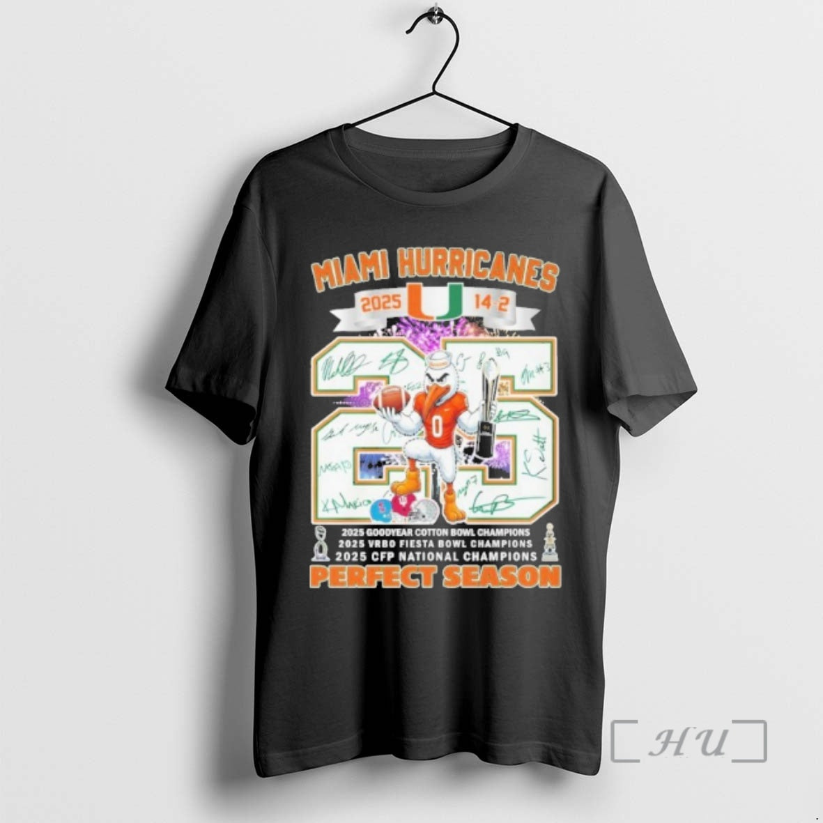 Trending Miami Hurricanes 2025 Mascots Perfect Season Signature