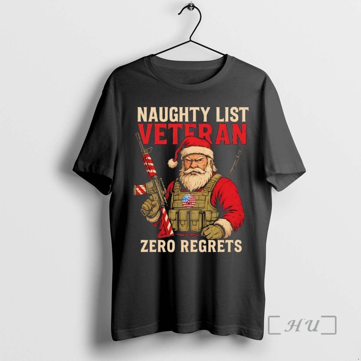 Trending Santa Naughty List Veteran Zero Regrets Christmas