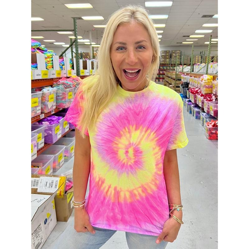 Tropical Swirl Tie-Dye Tee - Blank Hoodie, Sweatshirt | WearSparks.com