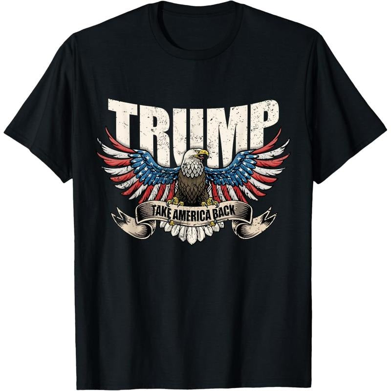 Trump 2024 Flag Take America Back Men Women Donald Trump T-Shirt made in usa